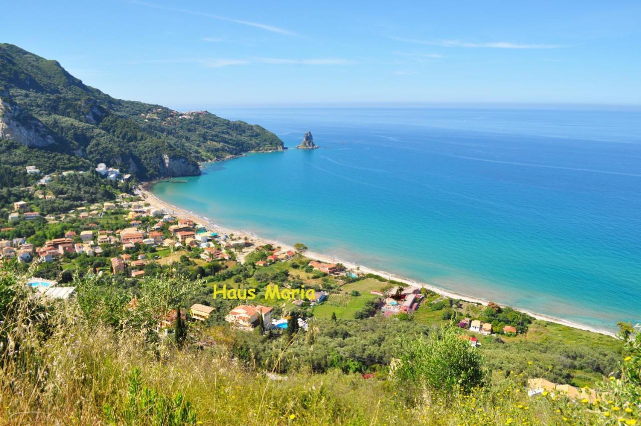 Apartments Maria With Amazing Pool - Agios Gordios Beach Exterior foto